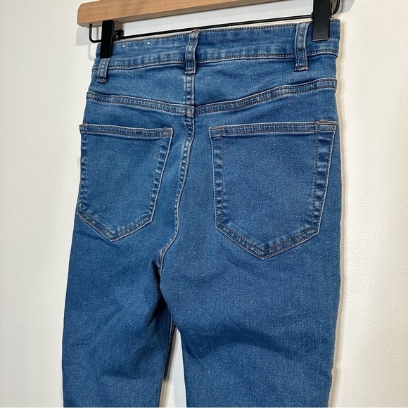 Pull & Bear Women’s Skinny High Waist Light Blue Jeans Size 4 - Picture 6 of 7
